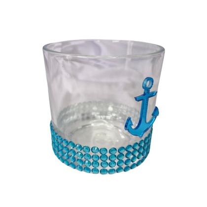 Imagem de Copo Whisky Marinheiro Âncora Azul 230 Ml