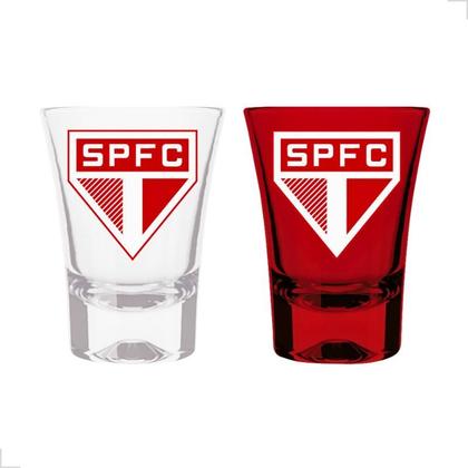 Imagem de Copos de Dose Shot Cachaça Tequila Time Futebol Kit 2