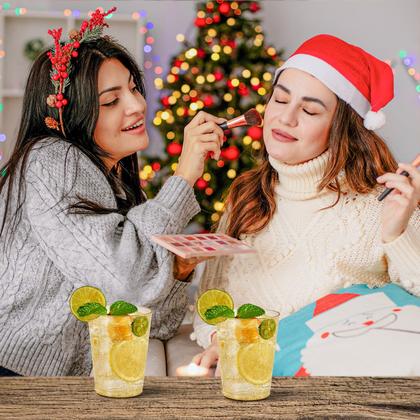 Imagem de Copos de festa de plástico JOLLY CHEF, 10 onças Gold Glitter, pacote x200