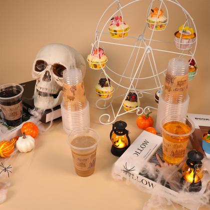 Imagem de Copos de festa descartáveis Magic Castle TEASIK 16 onças (60 peças)