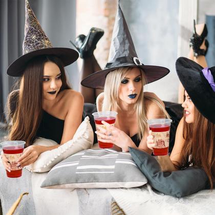 Imagem de Copos de festa descartáveis Magic Castle TEASIK 16 onças (60 peças)