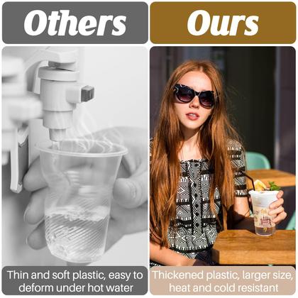 Imagem de Copos de festa descartáveis Magic Castle TEASIK 16 onças (60 peças)