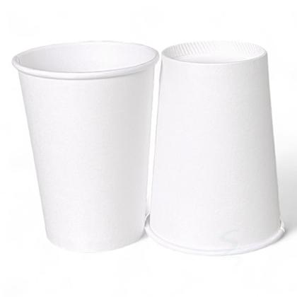 Imagem de Copos De Papel Café Chá 100Ml Branco Biodegradável Kit c/ 600 Unid
