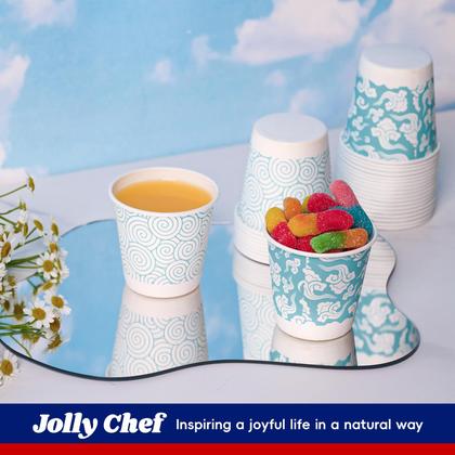 Imagem de Copos de papel JOLLY CHEF 90mL, pacote com 800 copos de banheiro descartáveis