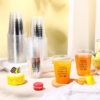 Imagem de Copos de plástico descartáveis Funnymoom, pacote 60, 350 ml