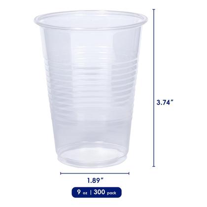 Imagem de Copos de plástico descartáveis JOLLY CHEF 300 Pack 270mL Clear