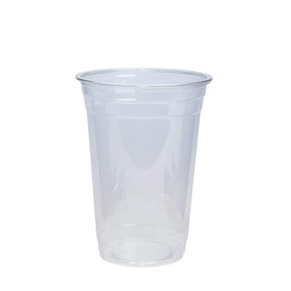 Imagem de Copos de plástico, embalagem confortável, Crystal PET Clear, 600 ml, pacote com 100