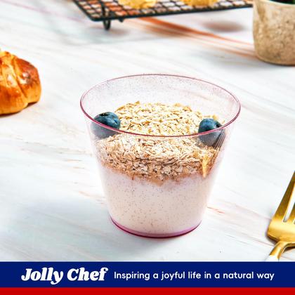 Imagem de Copos de plástico JOLLY CHEF 270 ml roxos, pacote com 100 copos de festa