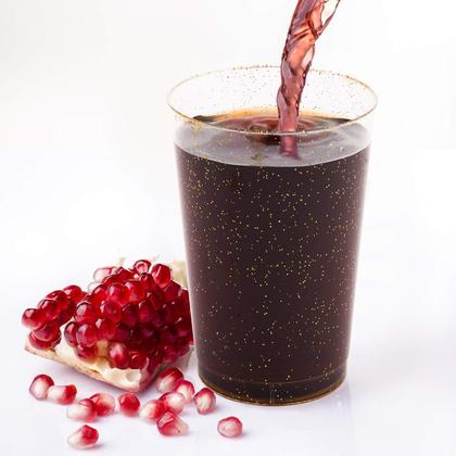 Imagem de Copos de plástico JOLLY CHEF 400 ml, pacote com 50 copos Gold Glitter