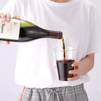 Imagem de Copos de plástico JOLLY CHEF 400 ml, pacote com 50 copos Gold Glitter