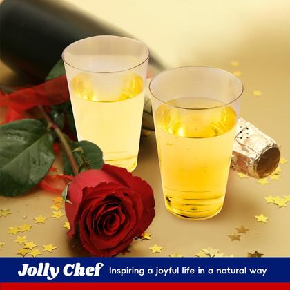 Imagem de Copos de plástico JOLLY CHEF 400mL Clear, pacote com 50 unidades para festa
