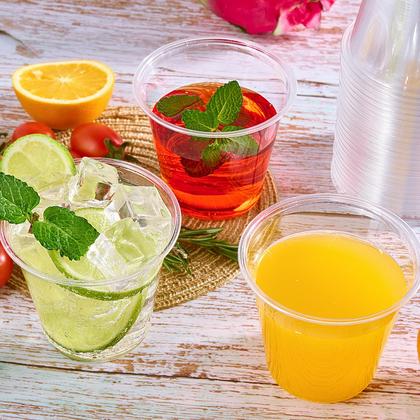 Imagem de Copos de plástico JOLLY CHEF 9 onças (270 mL) Crystal Clear PET x100