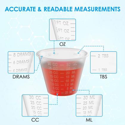 Imagem de Copos de remédios descartáveis Lilymicky 30mL (1000 unidades)