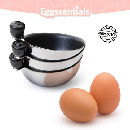Imagem de Copos de reposição Egg Poacher Eggssentials em aço inoxidável