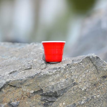 Imagem de Copos de Shot Red Cup Living 60 ml, pacote de plástico reutilizável com 1