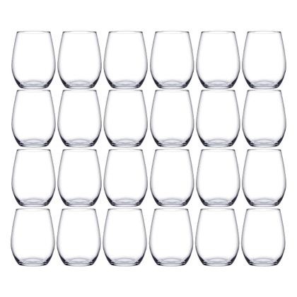 Imagem de Copos De Vidro Transparente Redondo Pasabahçe 440ml 24 Unida