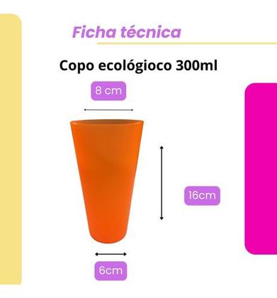 Imagem de Copos Ecológicos 550ml - 100 Unidades