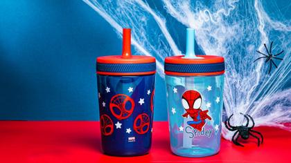 Imagem de Copos Infantis Zak Designs Marvel Spider-Man Kelso - Pacote com 2 Unidades