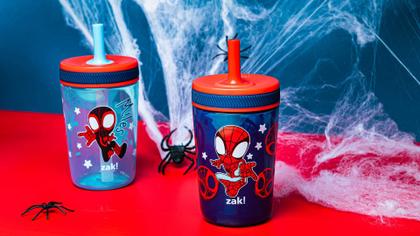 Imagem de Copos Infantis Zak Designs Marvel Spider-Man Kelso - Pacote com 2 Unidades