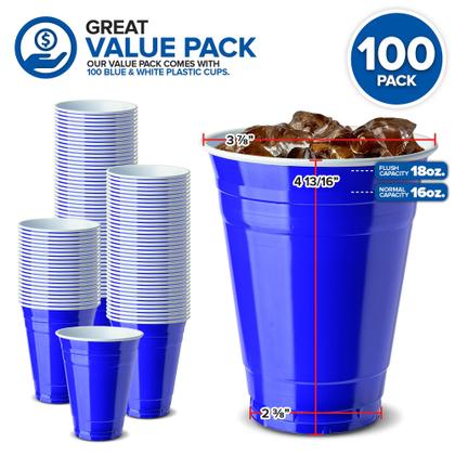 Imagem de Copos plásticos descartáveis Stock Your Home 473 ml (100 unidades)