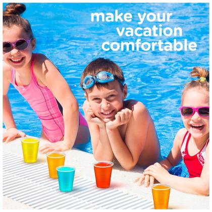 Imagem de Copos plásticos diplasteis, pacote de 2400, 150 ml, transparentes para festas