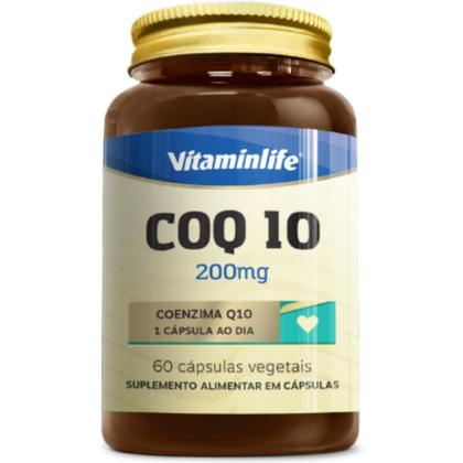 Imagem de COQ10 Coenzima Q10 Diversas Quantidades 200mg 60 Cápsulas Vegetais Vitaminlife