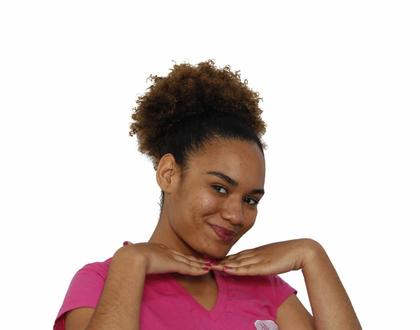 Imagem de Coque Afro Puff Black Cor Castanho Acobreado 1Bt27 Fibra