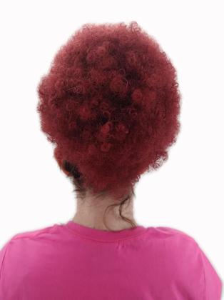 Imagem de Coque Afro Puff Black Vermelho Cereja 118 Fibra Orgânica