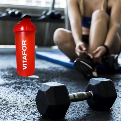 Imagem de Coqueteleira 1 Dose Cor Vermelha de 600 ml-Vitafor
