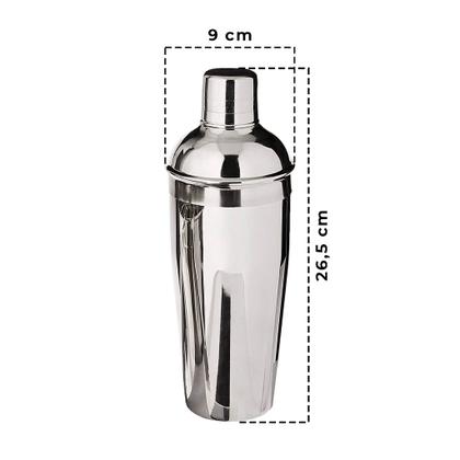 Imagem de Coqueteleira 750ml Aço Inox Para Drinks Bebidas Bar