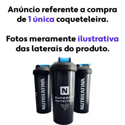 Imagem de Coqueteleira Blueblack Nutrilatina 600 ml