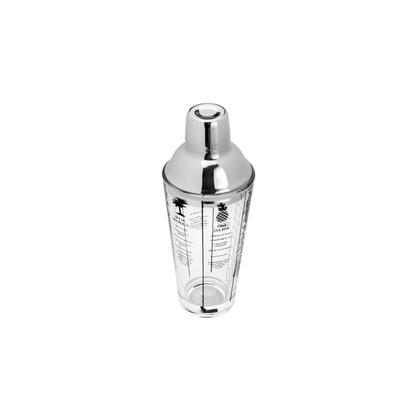 Imagem de Coqueteleira de Vidro e Aco Inox Coimbra 420ml Lyor