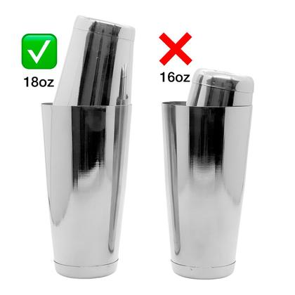 Imagem de Coqueteleira e Mini Tin Barpro em Inox 28/18oz 840/540ml