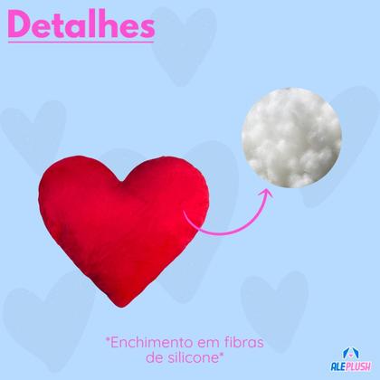 Imagem de Coração Almofada De Pelúcia Para Decoração Presente Amor