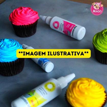 Corante Alimentício Bolos Doces Bico Dosador Soft Gel Mago - 15g Imagem de Corante Alimentício Bolos Doces Bico Dosador Soft Gel Mago - 15g