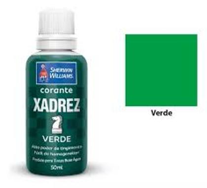 Imagem de Corante Líquido Xadrez Verde 50 g  - Sherwin