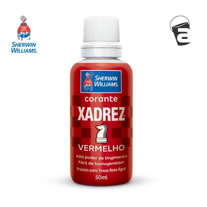 Imagem de Corante para tintas líquido xadrez vermelho 50ml