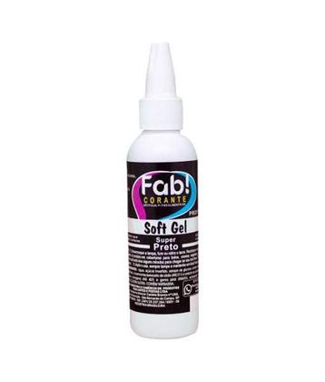 Imagem de Corante Soft Gel Super Preto 25g Fab