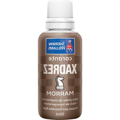 Imagem de Corante Xadrez 50Ml Marrom - Kit C/12 Unidades