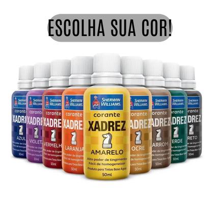 Imagem de Corante Xadrez Bisnaga Pigmento Líquido 50ml Várias Cores