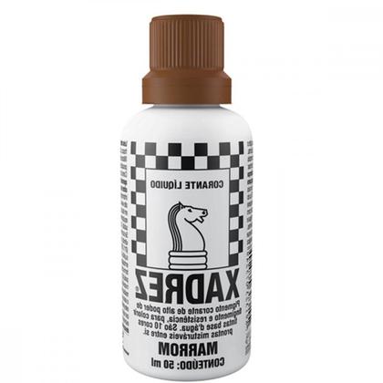 Imagem de Corante Xadrez Marrom 50Ml Para Tinta - Kit C/12