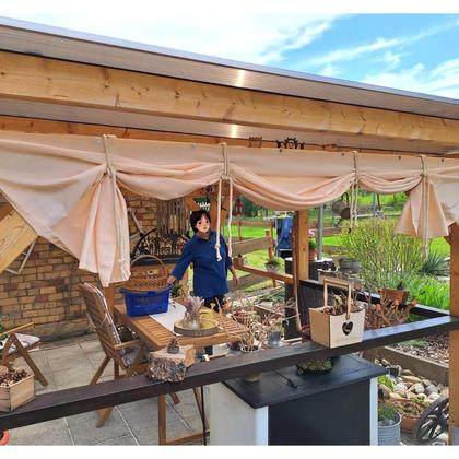 Imagem de Corda de algodão FOSER, cordão de macramê torcido de 3 fios (bege, 10 mm)