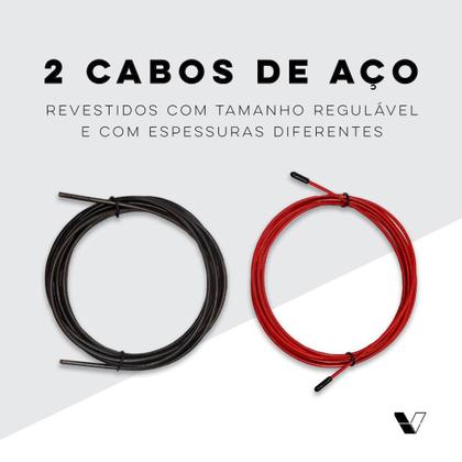Imagem de Corda De Exercício Funcional Speed Rope Pro Versity Rolamento Duplo
