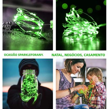 Imagem de Corda De Luz LED Roxa E Rosa Com Fio De Cobre USB Para Decoração De Natal, Casamento, Festa De