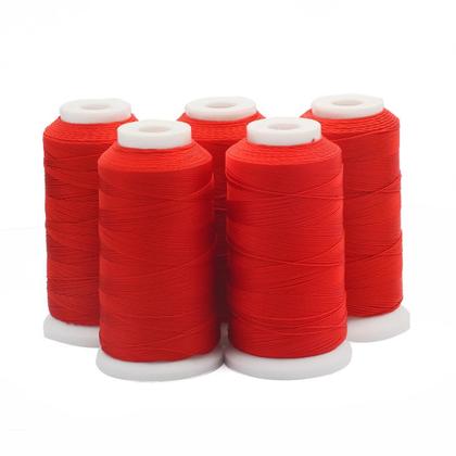 Imagem de Corda De Nylon Vermelha Para Fazer Bijuterias, Macramê, Pulseiras, Artesanato DIY, Colares Com