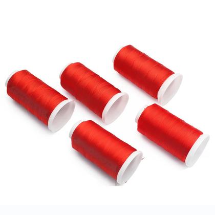 Imagem de Corda De Nylon Vermelha Para Fazer Bijuterias, Macramê, Pulseiras, Artesanato DIY, Colares Com