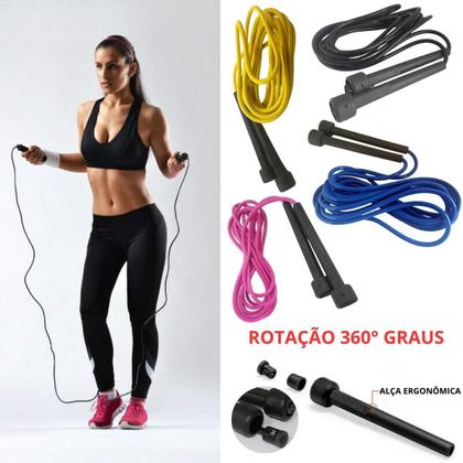 Imagem de Corda De Pular Cross Speed Rope Rolamento Profissional Jump