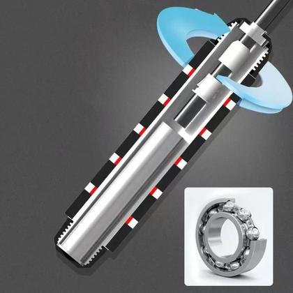 Imagem de Corda De Pular De Aço Com Cabo De Espuma Ajustável E Rolamento Rápido Para Fitness