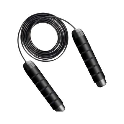Imagem de Corda De Pular De Aço Com Cabo De Espuma Ajustável E Rolamento Rápido Para Fitness