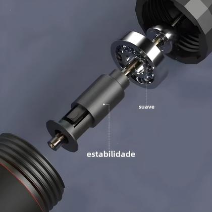 Imagem de Corda De Pular De Aço Com Cabo De Espuma Ajustável E Rolamento Rápido Para Fitness